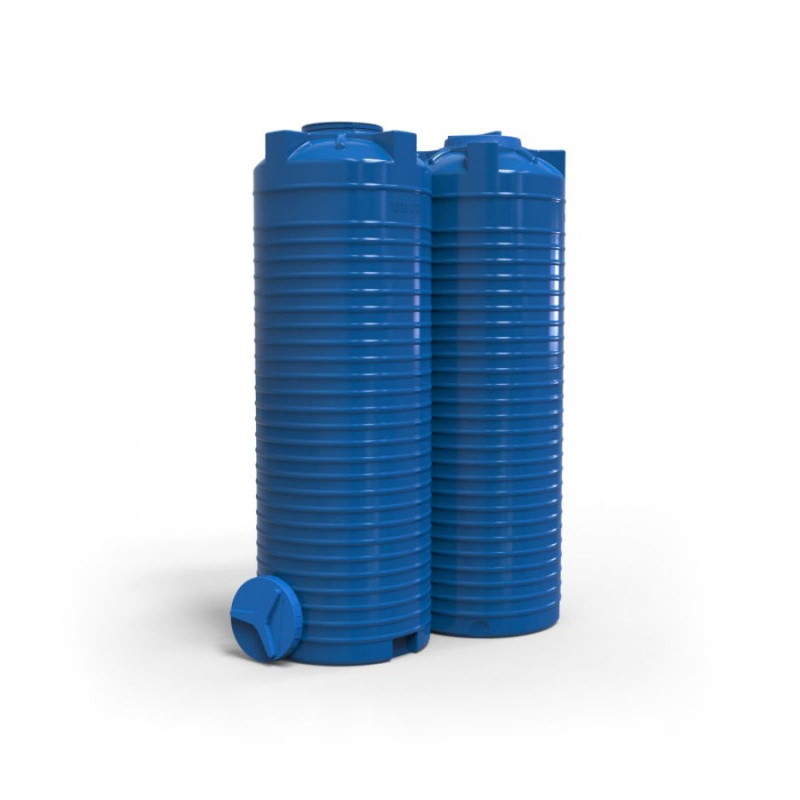 Ємність пластикова EV 1000 літрів Євро Пласт (Euro Plast) вертикальна вузька