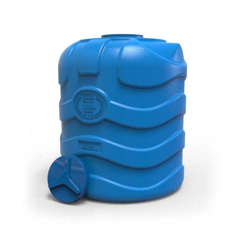 Емкость пластиковая EB 1000 литров Евро Пласт (Euro Plast) вертикальная трехслойная.