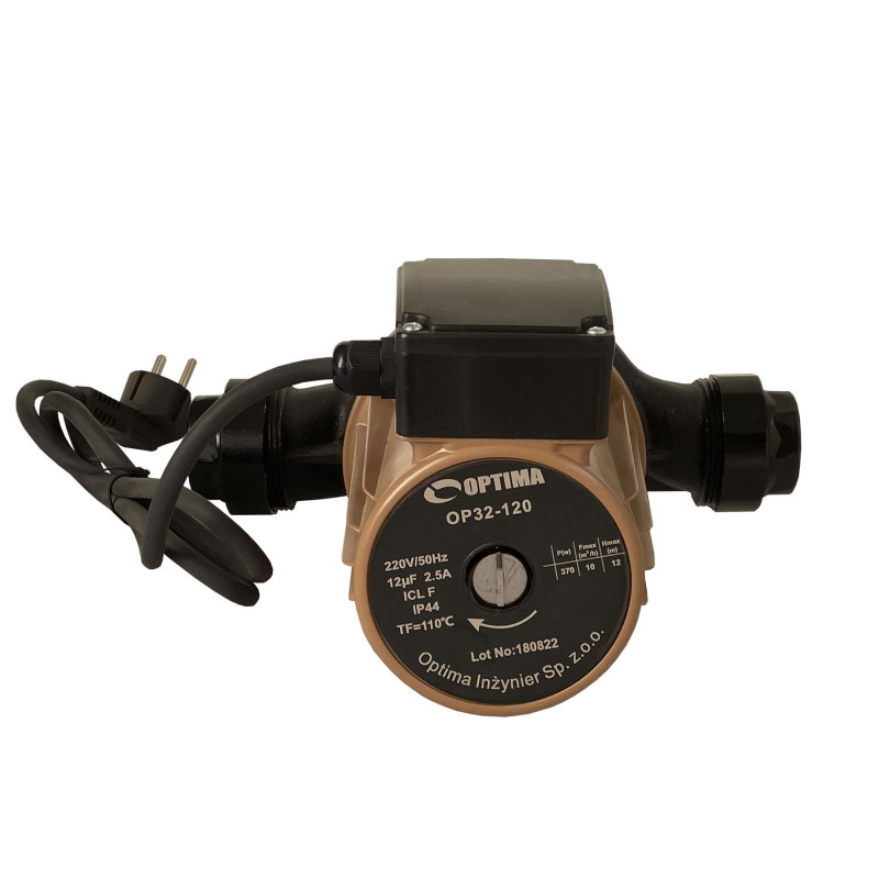Насос циркуляційний Optima OP32-120 220мм (гайки, кабель з вилкою)