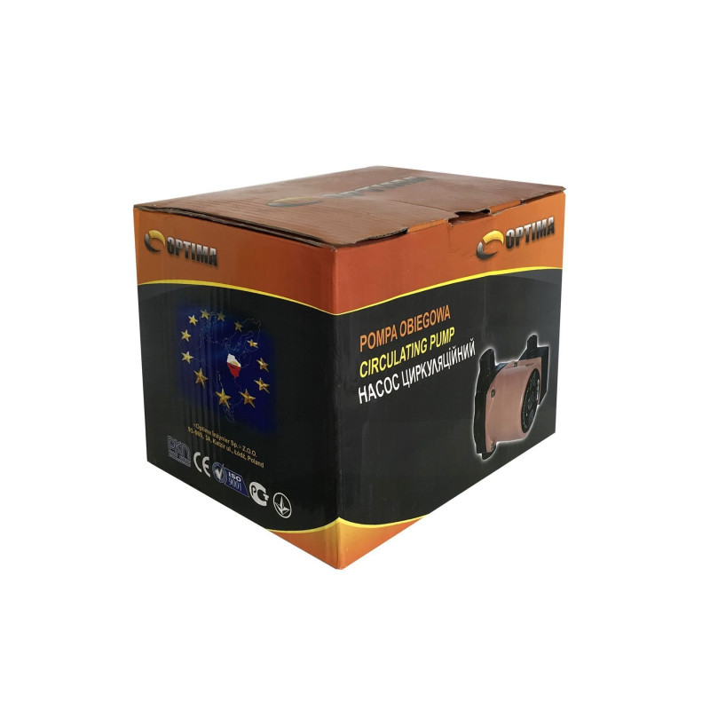Насос циркуляционный Optima OP20-40 130мм + гайки + кабель с вилкой
