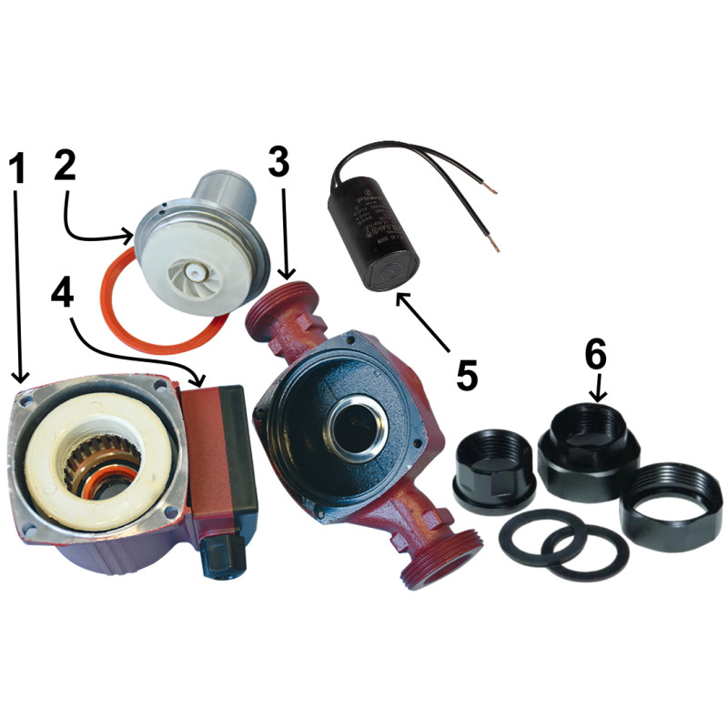 Насос циркуляционный VOLKS pumpe ZP25/4 130мм.