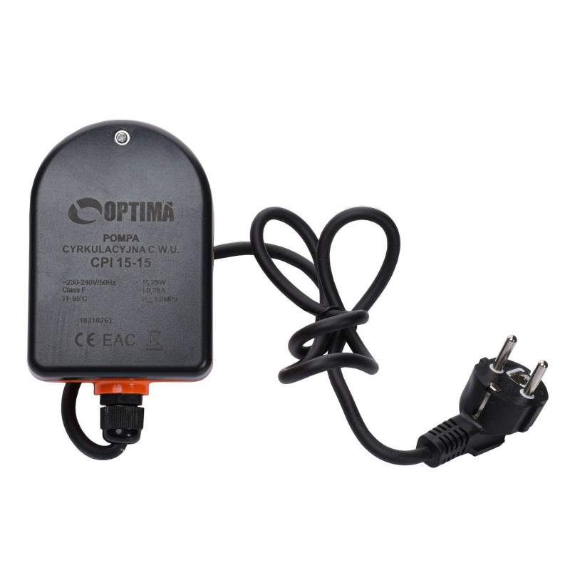 Рециркуляционный насос Optima CPI 15-15 (84 мм + кабель с вилкой)