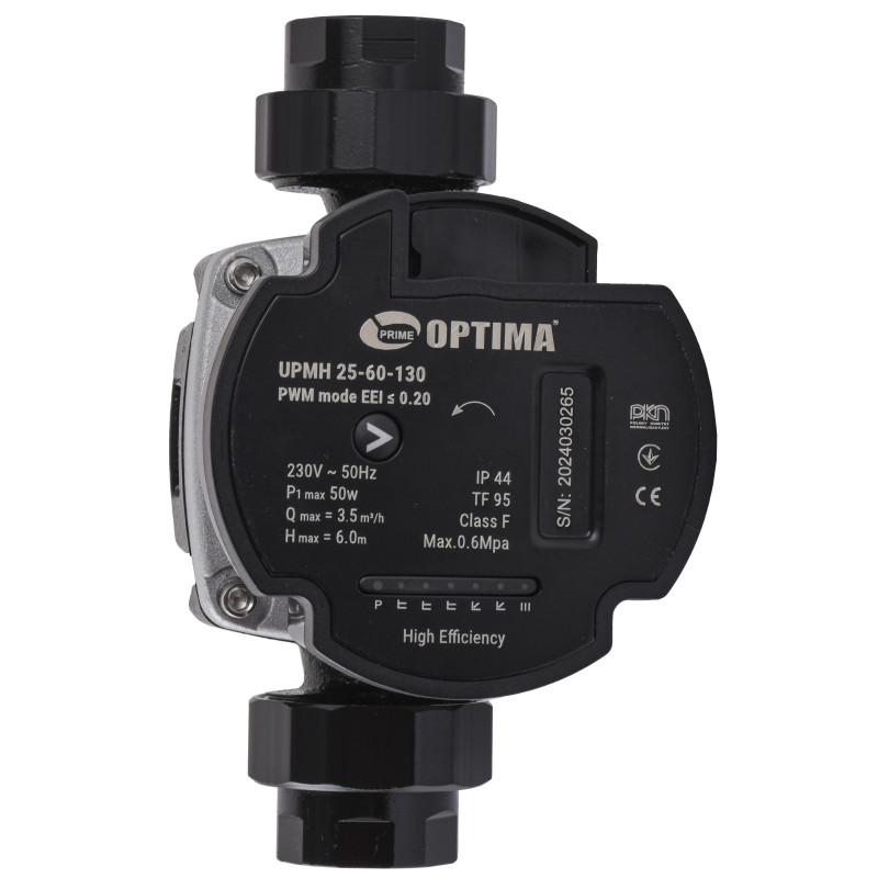 Насос циркуляционный Optima PRIME UPMH 25-60AUTO 130мм, энергосберегающий 