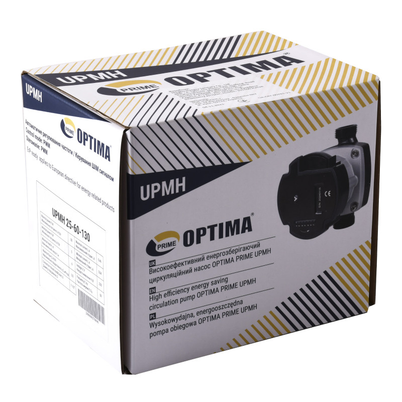 Насос циркуляционный Optima PRIME UPMH 25-60AUTO 130мм, энергосберегающий 