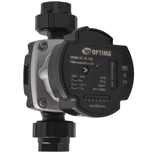 Насос циркуляционный Optima PRIME UPMH 25-70AUTO 130мм, энергосберегающий 