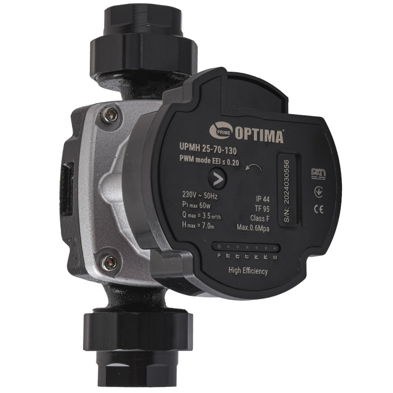 Насос циркуляционный Optima PRIME UPMH 25-70AUTO 130мм, энергосберегающий 