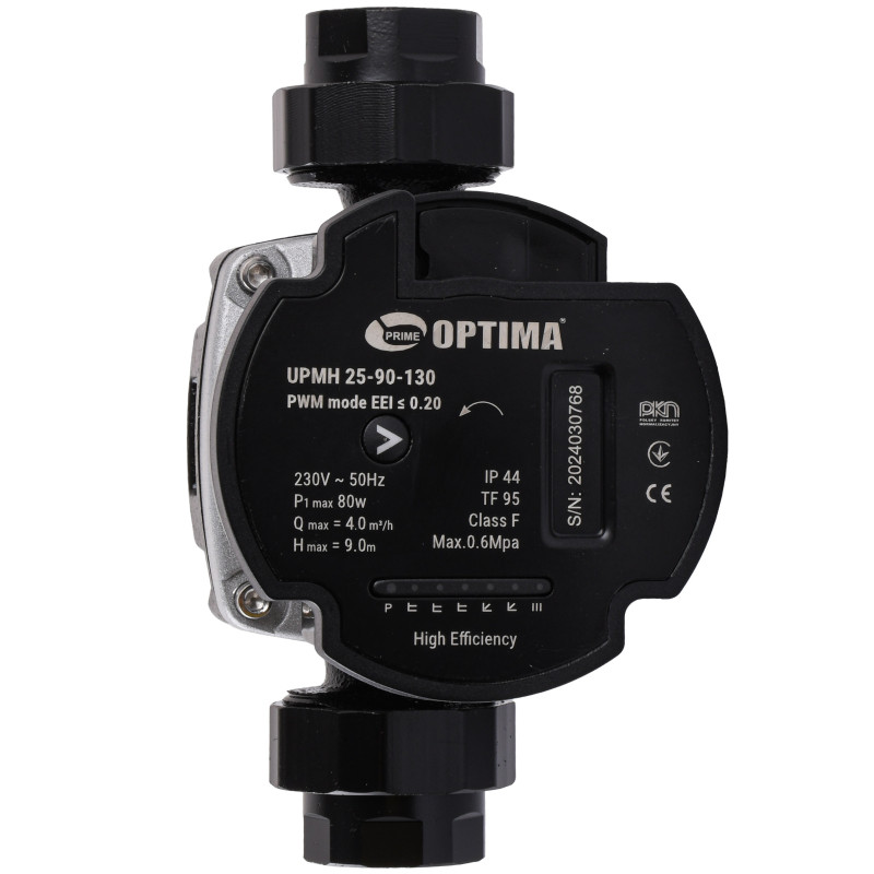 Насос циркуляційний  Optima PRIME UPMH 25-90AUTO 130мм, енергоощадний 