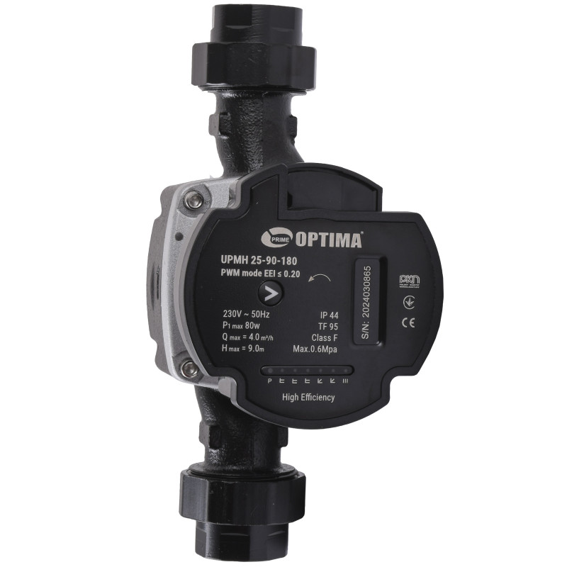 Насос циркуляционный Optima PRIME UPMH 25-90AUTO 180мм, энергосберегающий