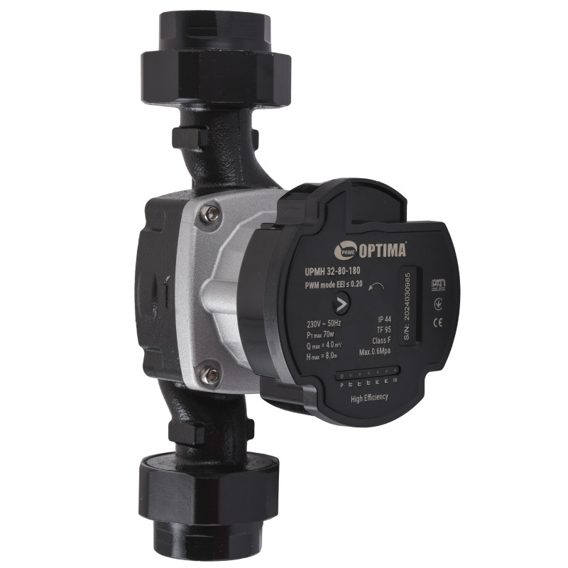 Насос циркуляційний Optima PRIME UPMH 32-80 AUTO 180мм, енергоощадний  