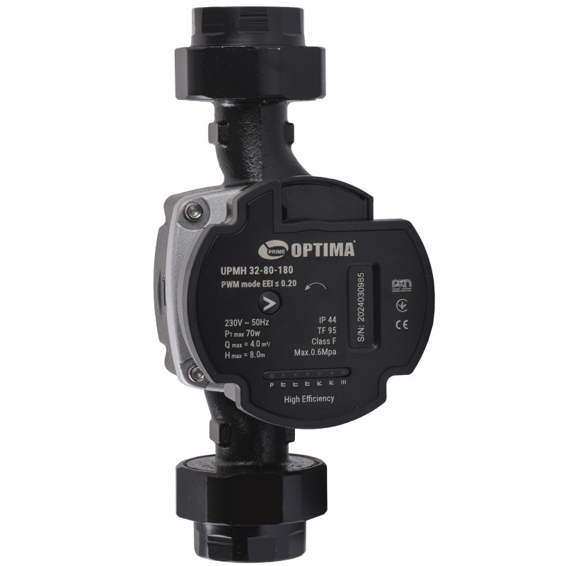 Насос циркуляційний Optima PRIME UPMH 32-80 AUTO 180мм, енергоощадний  