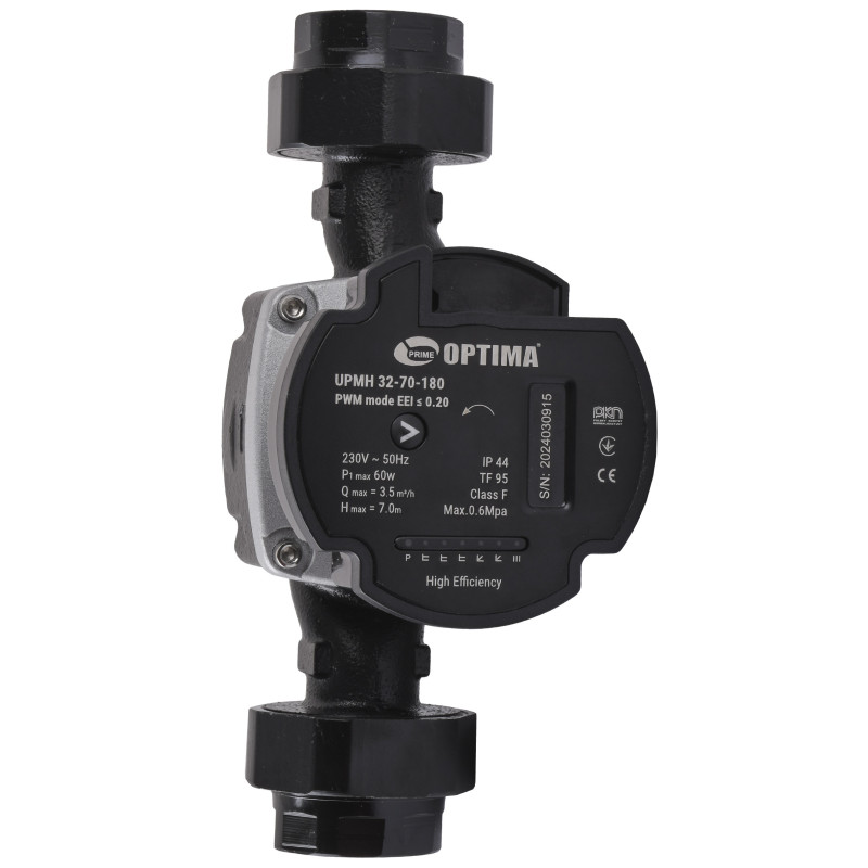 Насос циркуляційний Optima PRIME UPMH 32-70AUTO 180мм, енергоощадний  