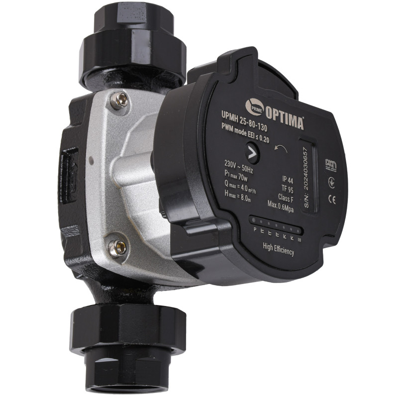 Насос циркуляційний  Optima PRIME UPMH 25-80AUTO 130мм, енергоощадний 