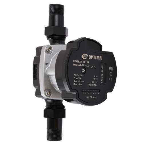 Насос циркуляційний Optima PRIME UPMH 20-80AUTO 130мм, енергоощадний  