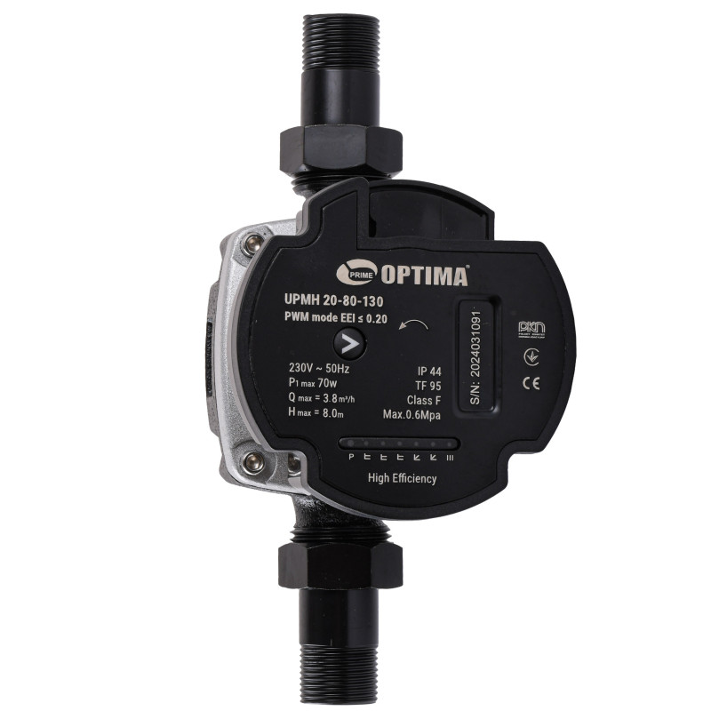 Насос циркуляційний Optima PRIME UPMH 20-80AUTO 130мм, енергоощадний  