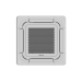 Внутренний блок Hisense Compact Cassette ACT71UR4RJC8 (PE-QFA/CD) (70 кв.м) 