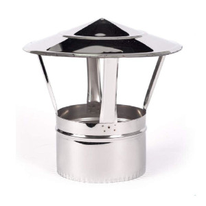 Грибок димоходу з нержавіючої сталі AISI 201 - 0,5 мм - ø140