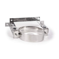 Хомут настінний дистанційний 0-300 мм із нержавіючої сталі AISI 201 – 0,5 мм – ø180