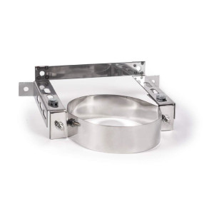 Хомут настінний дистанційний 0-300 мм із нержавіючої сталі AISI 201 – 0,5 мм – ø280