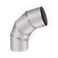Універсальне коліно з нержавіючої сталі AISI 201 – 0,5 мм (∠ 0 - 90° - ø140)