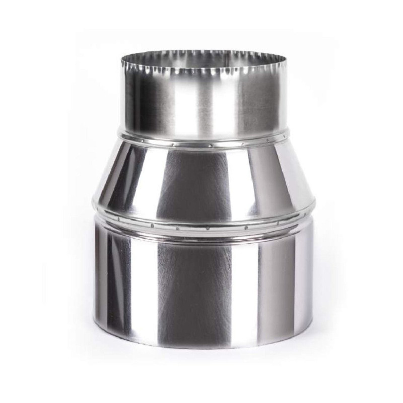 Перехід димоходу з нержавіючої сталі AISI 201 - 1 мм – ø160