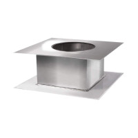 Прохід квадратний із нержавіючої сталі AISI 201 – 0,5 мм – ø230