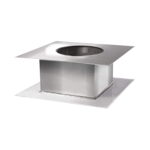 Прохід квадратний із нержавіючої сталі AISI 201 – 0,5 мм – ø130