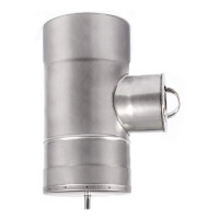 Ревізія димоходу з нержавіючої сталі AISI 201 - 0,8 мм - ø120