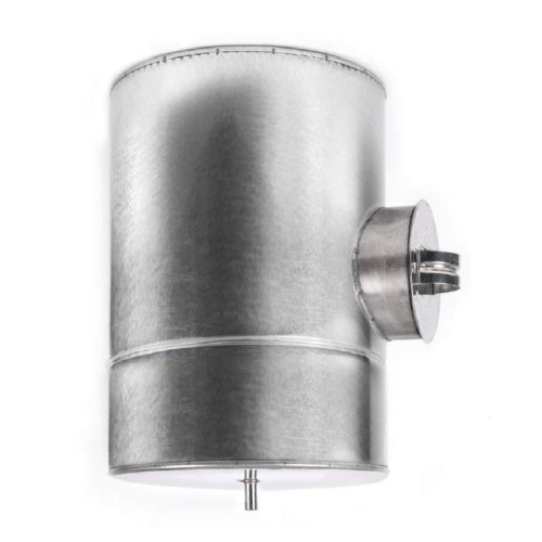 Ревізія сендвіч (нержавіюча сталь + нержавіюча сталь) AISI 201 - 0,8 мм - ø200/260