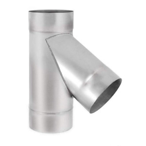 Тройник из нержавеющей стали AISI 304 - 0,5 мм (∠ 45° - ø400)