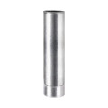 Труба сендвіч (нержавіюча сталь + оцинковка) AISI 201 – 1 м - 0,8 мм – ø140/200