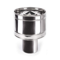 Волпер (дефлектор) із нержавіючої сталі AISI 201 - 0,5 мм - ø100