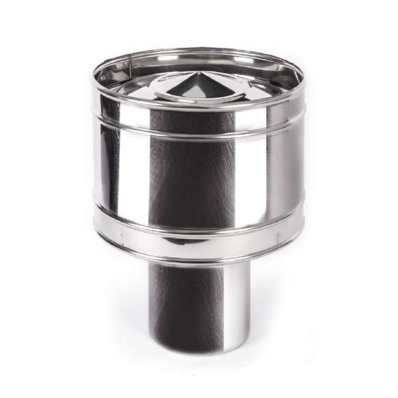 Волпер (дефлектор) із нержавіючої сталі AISI 201 - 0,5 мм - ø130