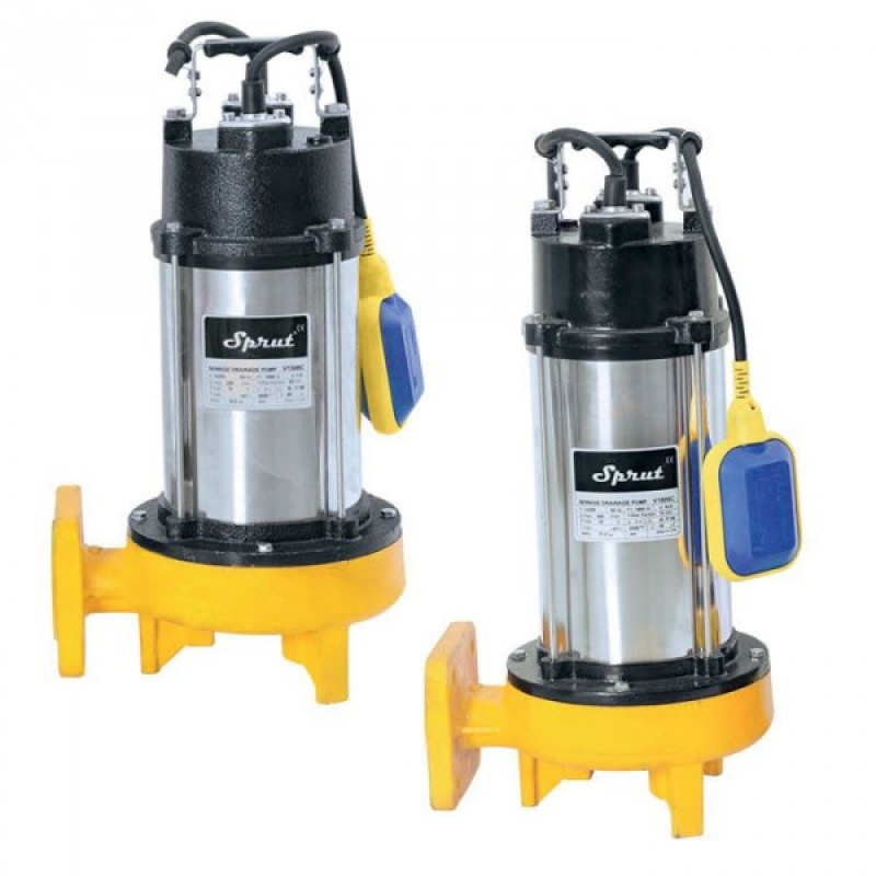 Дренажно-фекальний насос Sprut V1800C
