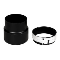 Перехідник на керамічну трубу із чорної сталі діаметр 220 мм