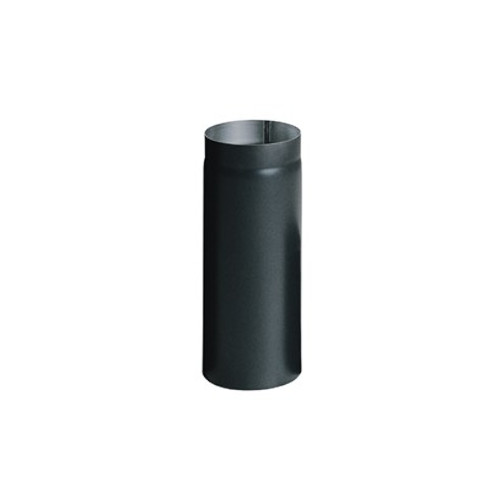 Труба из черной стали дымоходная (50 см, диаметр 180 мм)