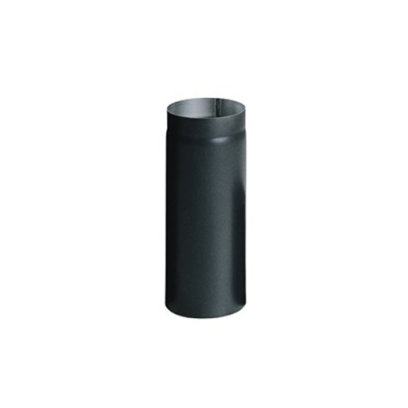Труба из черной стали дымоходная (50 см, диаметр 180 мм)