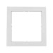 Рамка для регуляторів ENGO CONTROLS SIMPLE BEZEL-1W , біла  