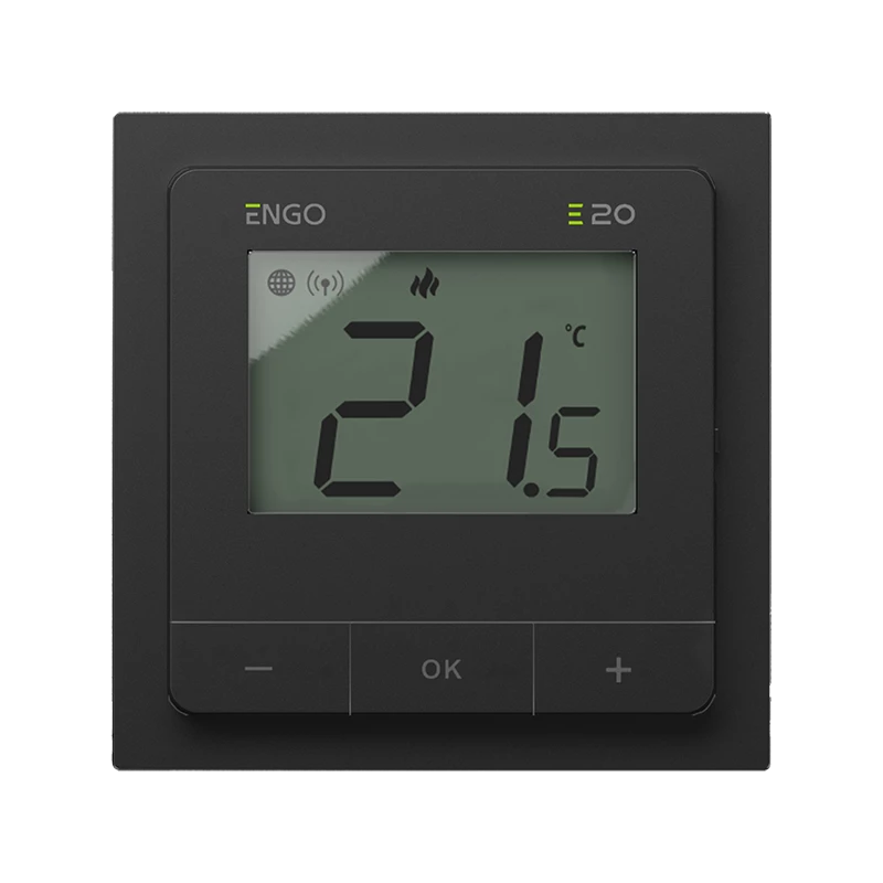 Рамка для регуляторів ENGO CONTROLS EASY BEZEL-B, E25, E20i чорна 