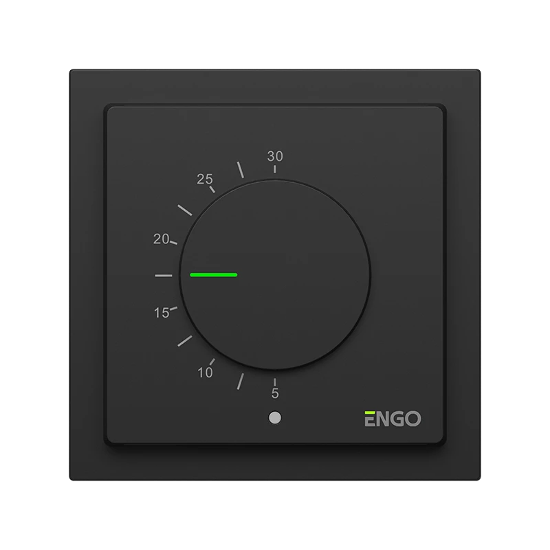 Рамка для регуляторов серии SIMPLE ENGO CONTROLS BEZEL-1B, черная 