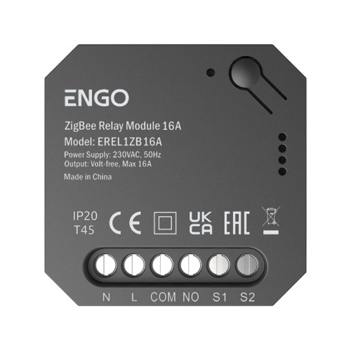 Розумне реле ENGO CONTROLS EREL-16ZB ZigBee, 16А 