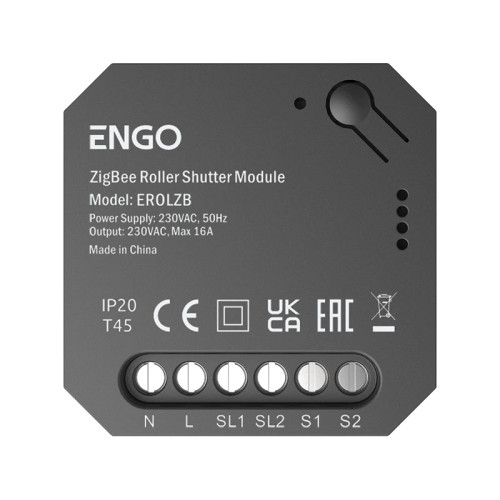 Контролер ролет ENGO CONTROLS EROL-ZB, ZigBee 