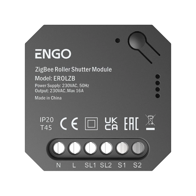 Контролер ролет ENGO CONTROLS EROL-ZB, ZigBee 