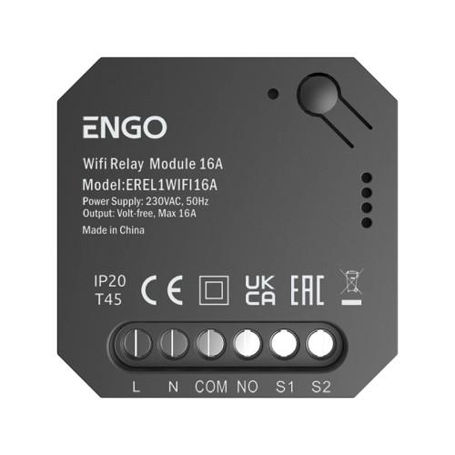 Розумне реле ENGO CONTROLS EREL-16 WIFI, 16А 