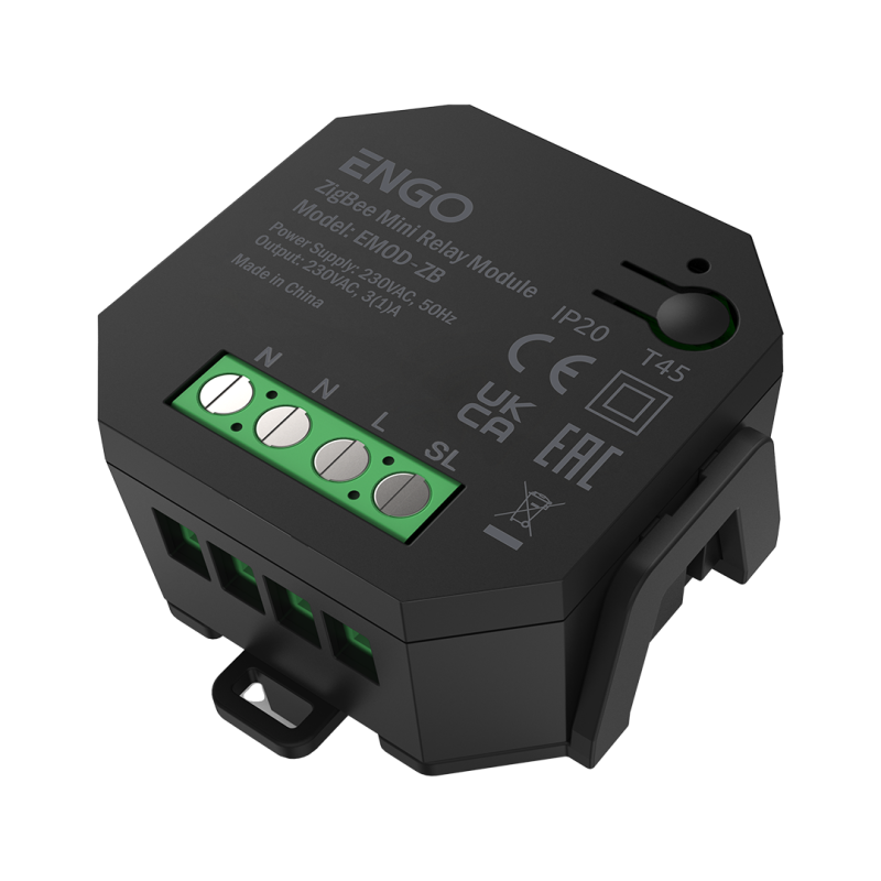 Реле  бездротове для центру комутації ENGO CONTROLS EMOD-ZB ZigBee 3.0 ECB08M230 
