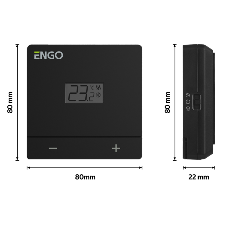 Термостат суточный ENGO CONTROLS EASY-230B проводной 