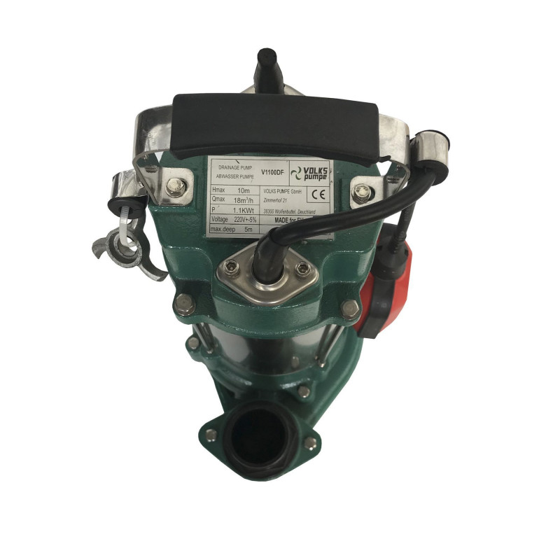 Фекальный насос с режущим механизмом VOLKS V1100 DF 1,1 кВт