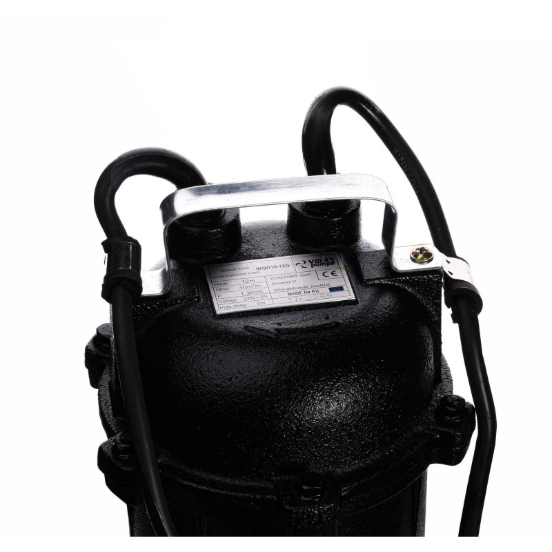 Фекальный насос с режущим механизмом VOLKS WQ10-12G 1.3кВт