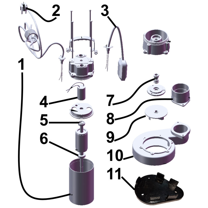 Насос фекальный Optima V 1100 1.1кВт