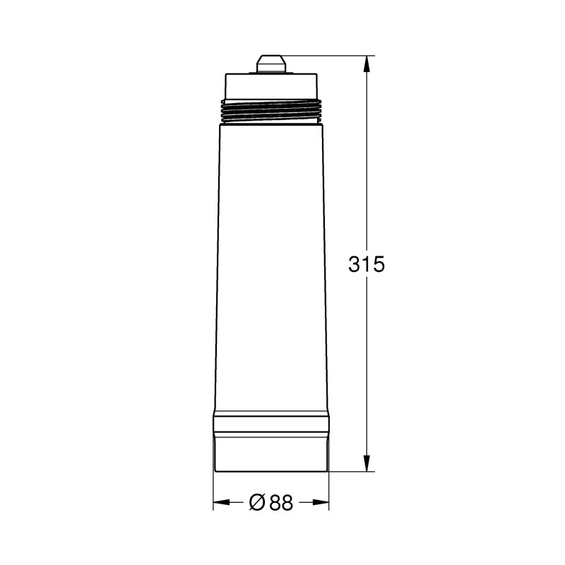 Фильтр Grohe Blue Accessories 40691001 (магний)
