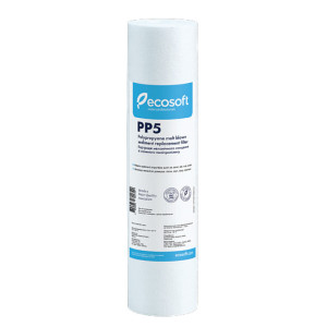 Картридж Ecosoft из вспененного полипропилена 2,5" х 10"  5 мкм